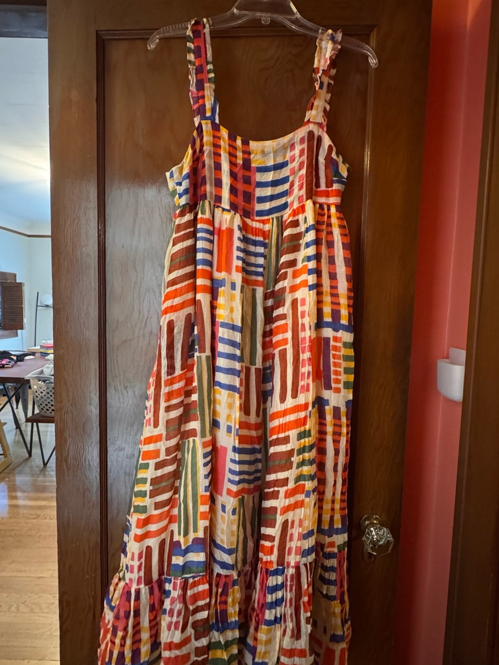 THML Multicolor Geometric Print Maxi Dress - Picture 1 of 5